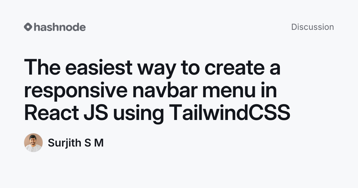 Discussion on "The easiest way to create a responsive navbar menu in ...