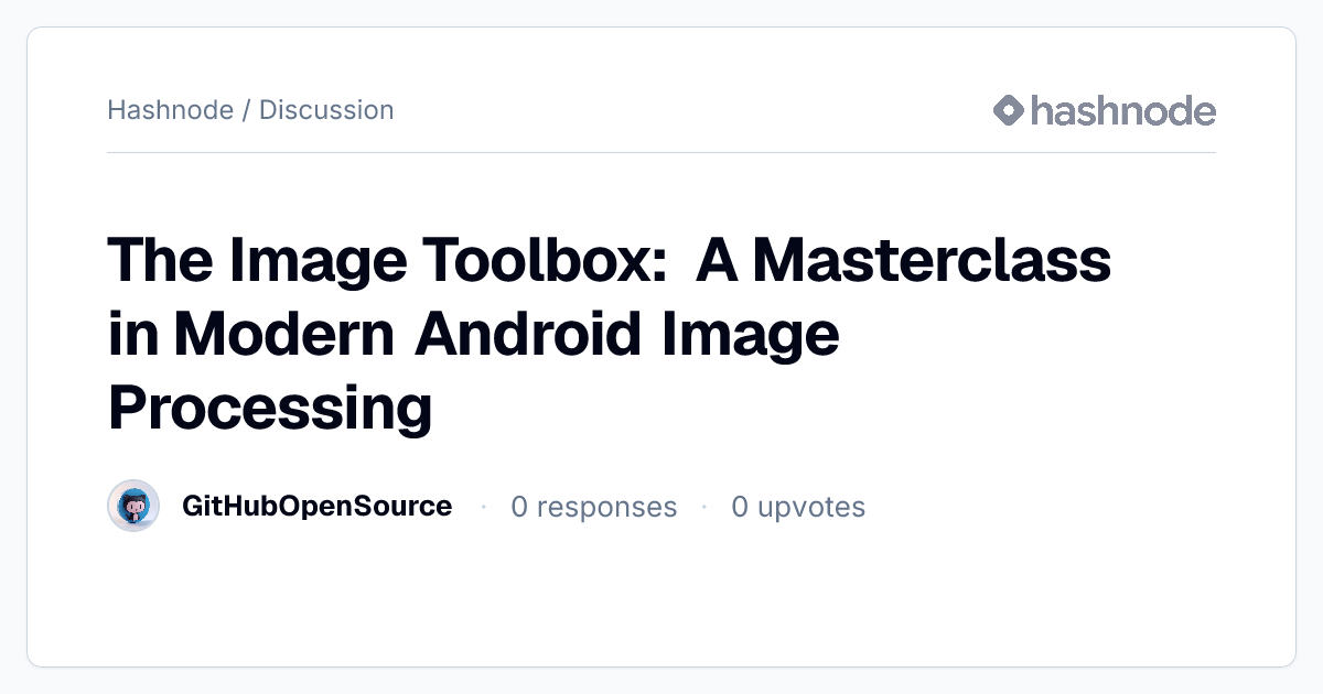 Discussion on 