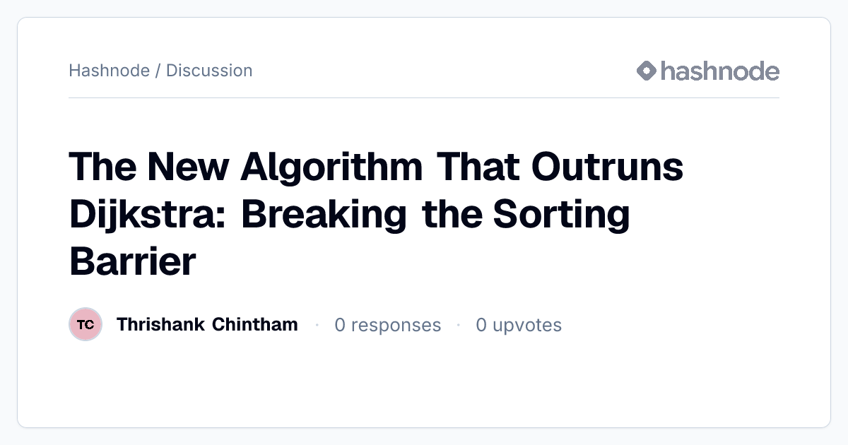 Discussion on 