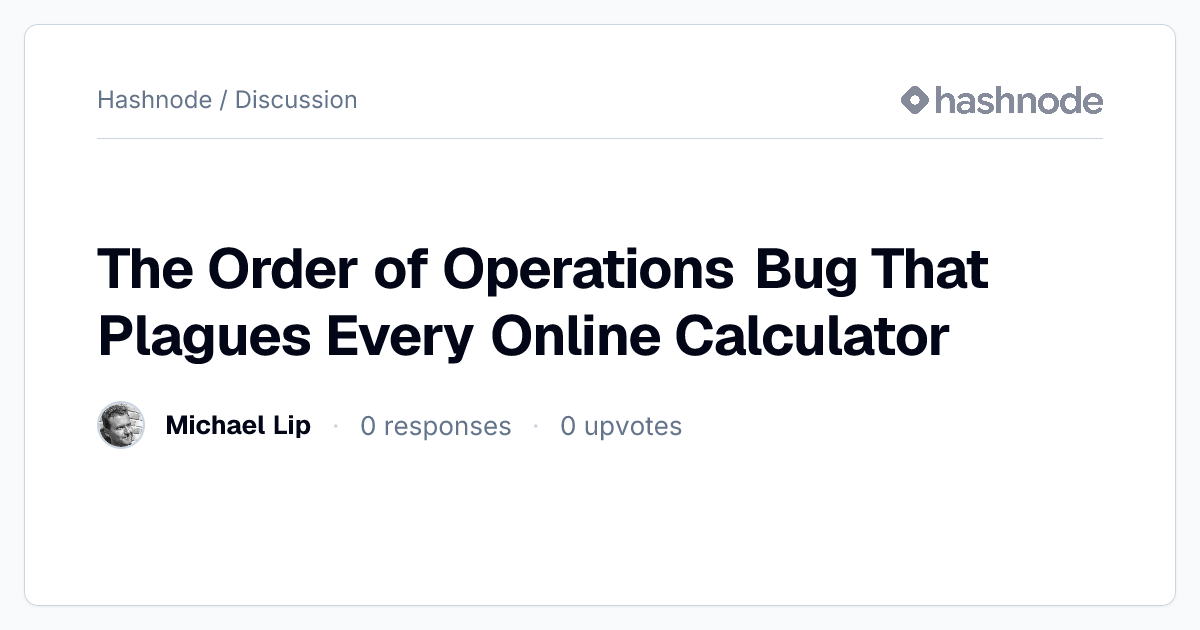 Discussion on 
