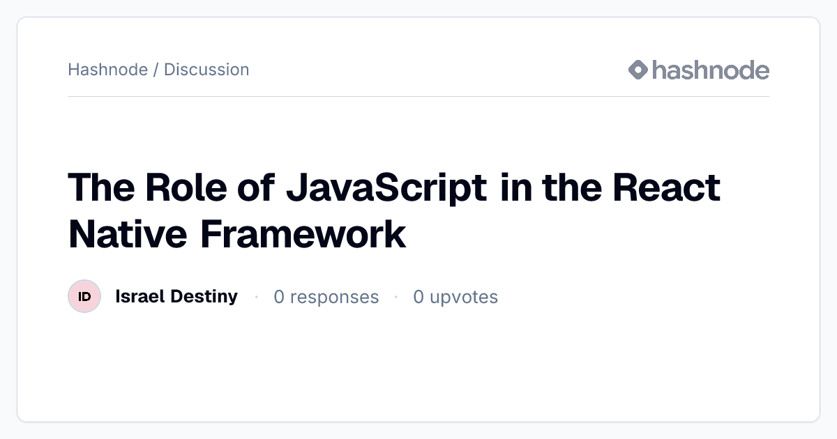Discussion on 