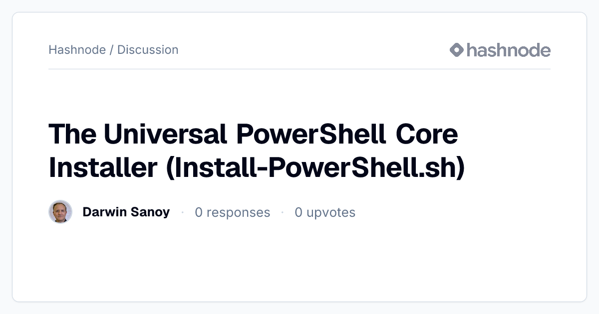 Discussion on 