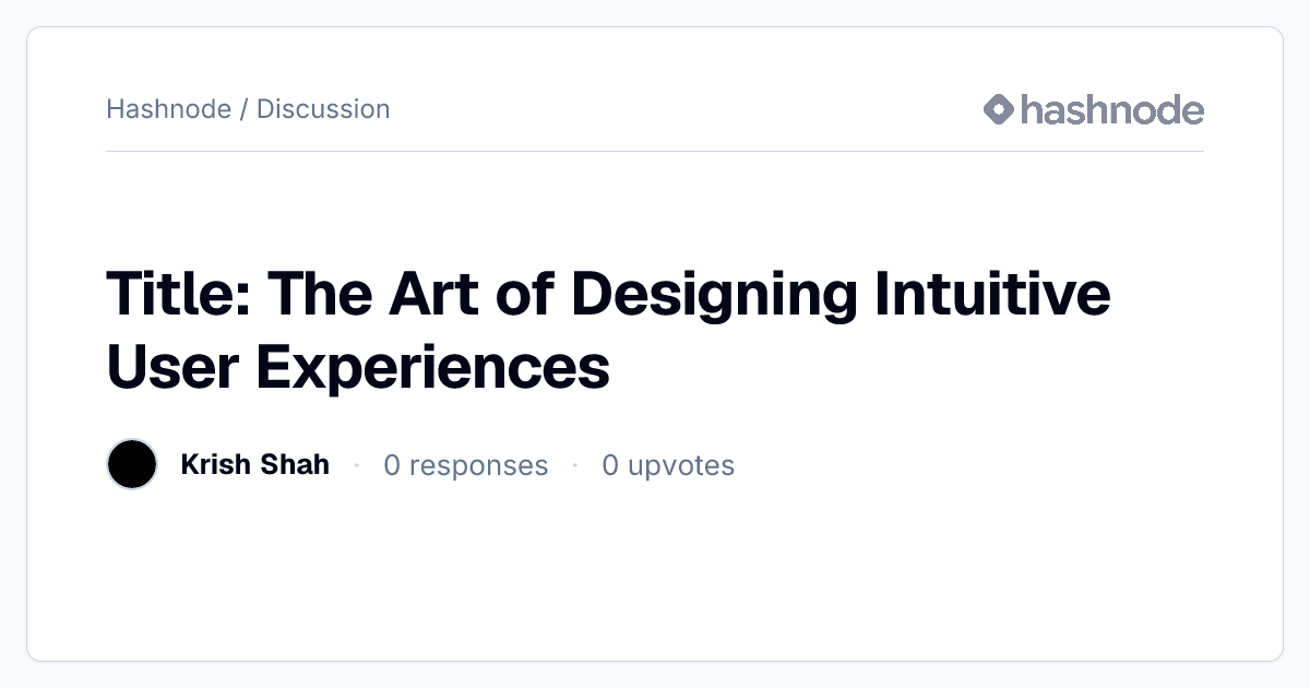 Discussion on 