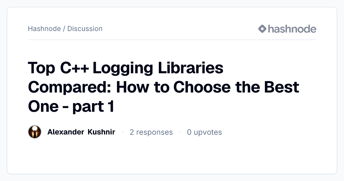 Discussion on 