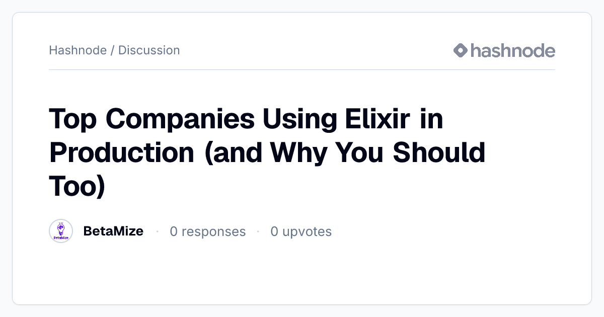 Discussion on 