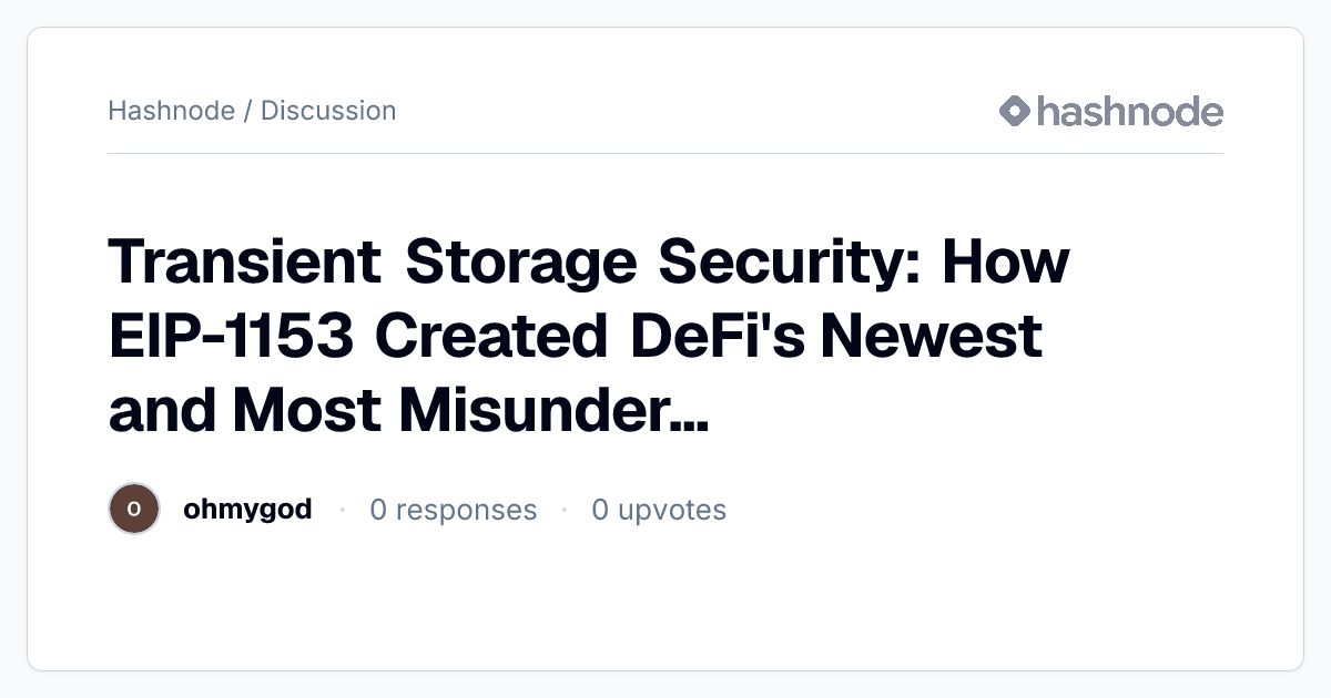 Discussion on 