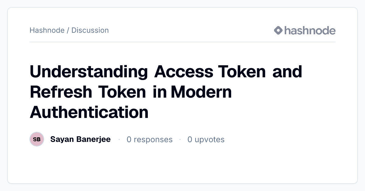 Discussion on 