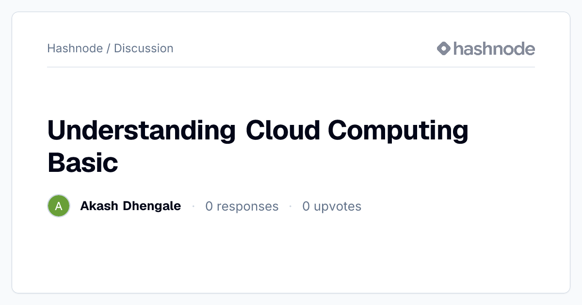 Discussion on 