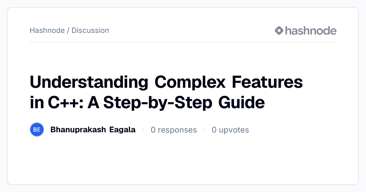 Discussion on 