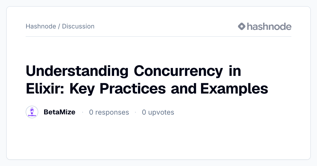 Discussion on 