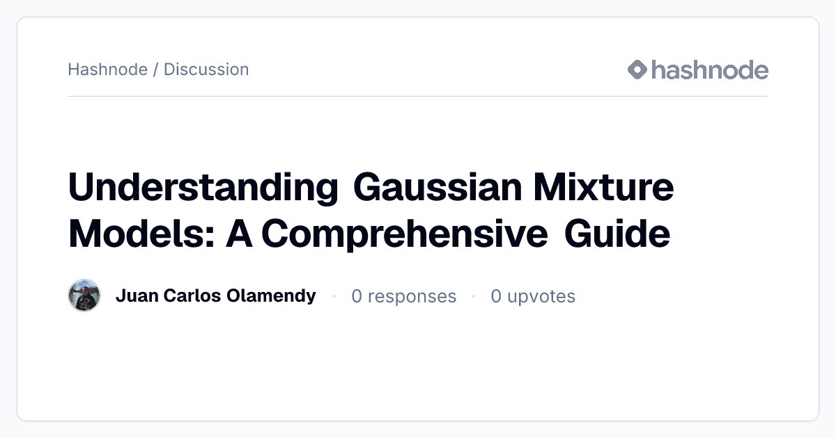 Discussion on "Understanding Gaussian Mixture Models: A Comprehensive ...
