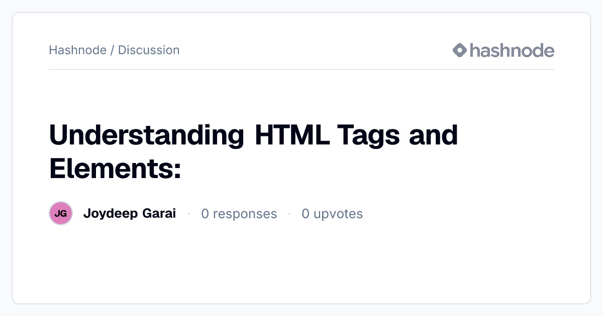 Discussion on 