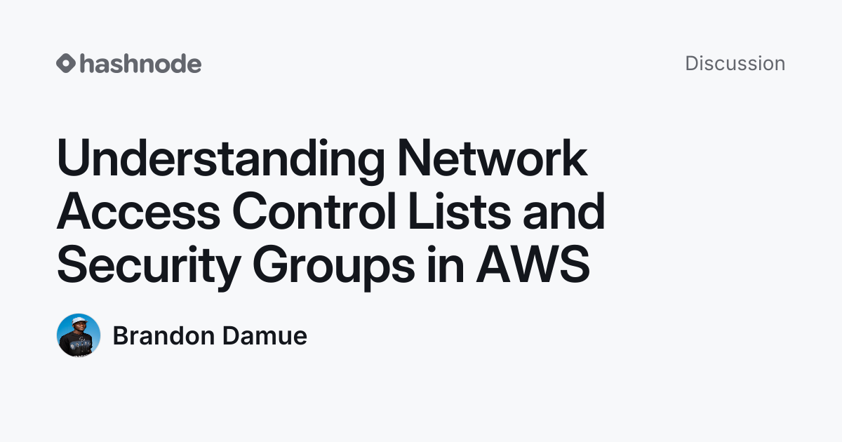 Discussion on "Understanding Network Access Control Lists and Security ...