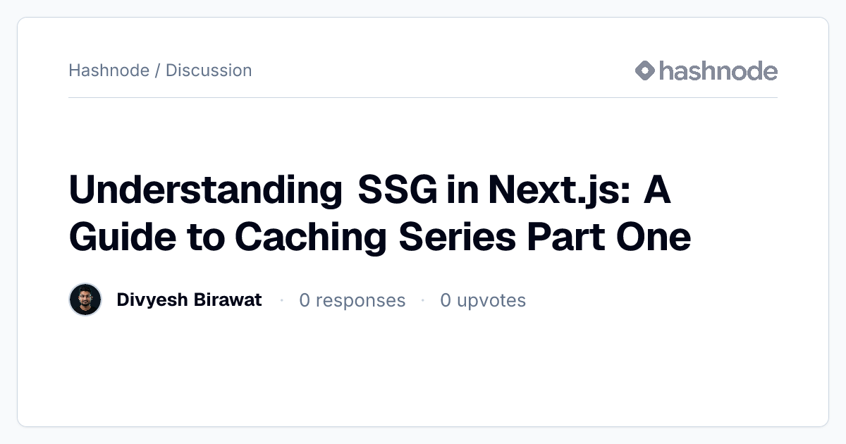 Discussion on 