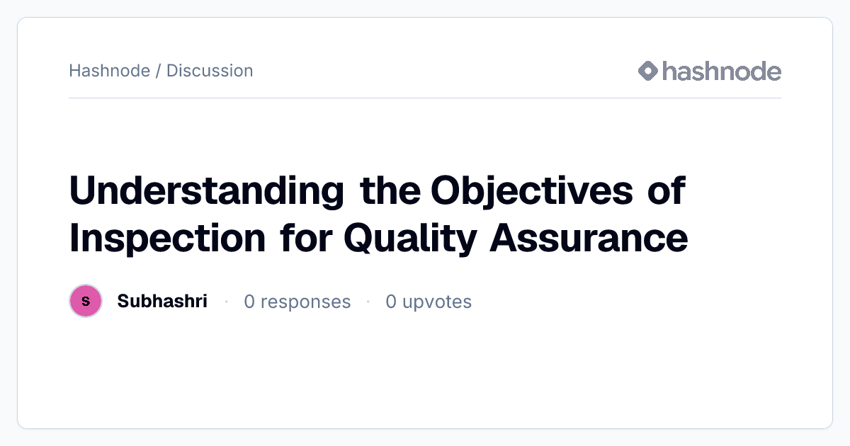 Discussion on 