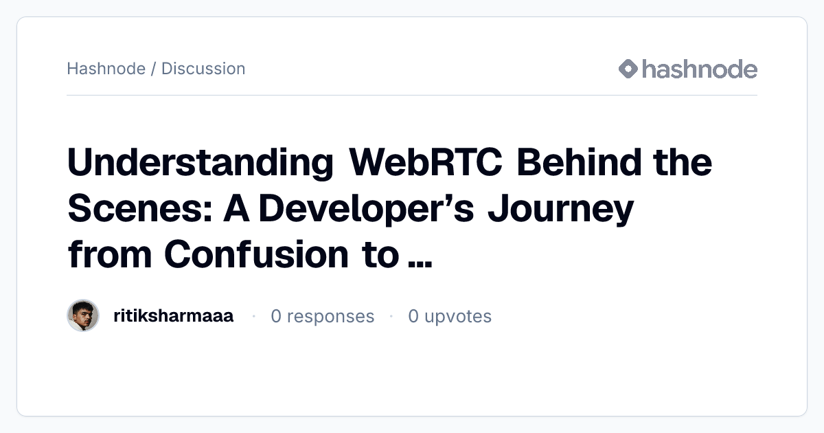 Discussion on 