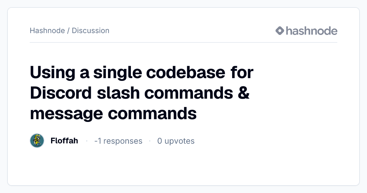 Discussion on 