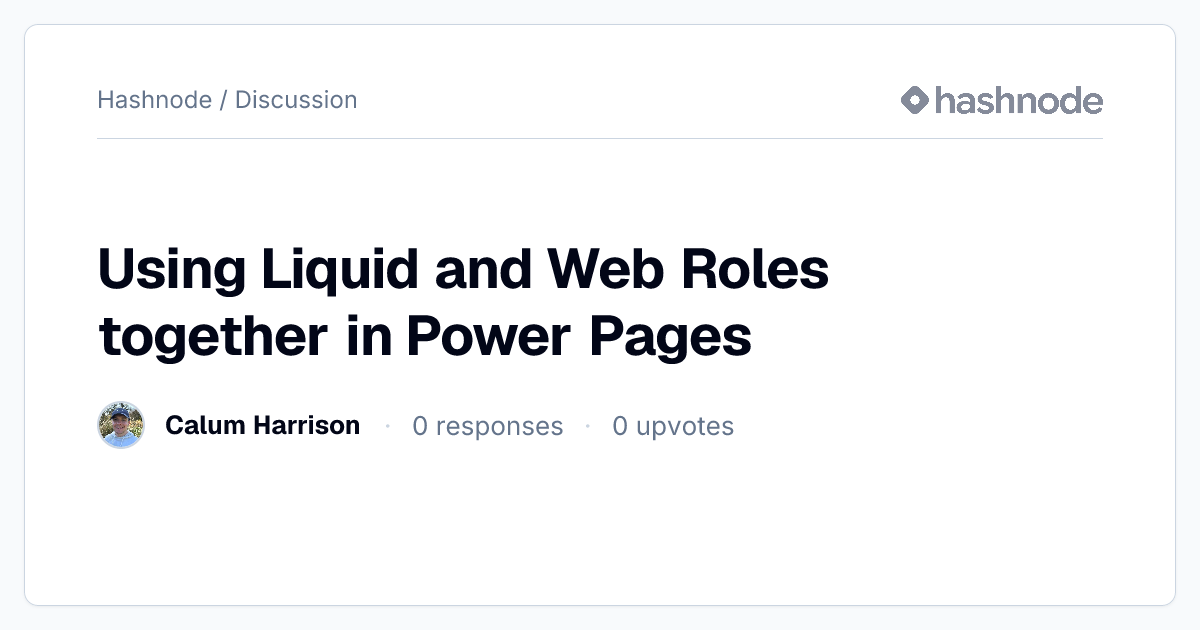 Discussion on 