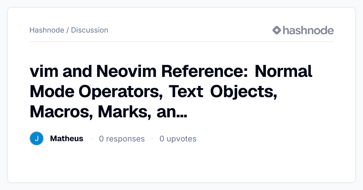 Discussion on 