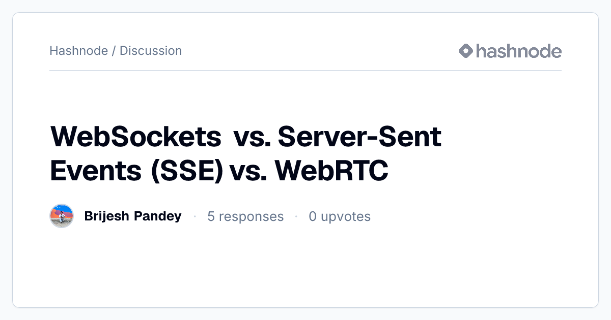 Discussion on 