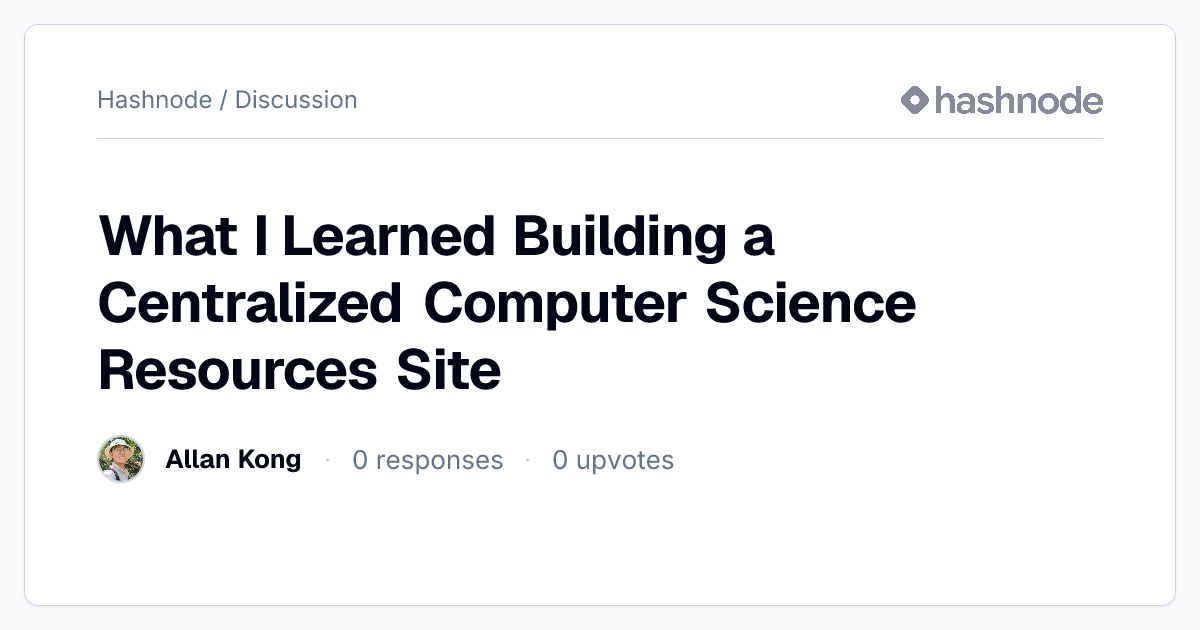 Discussion on 