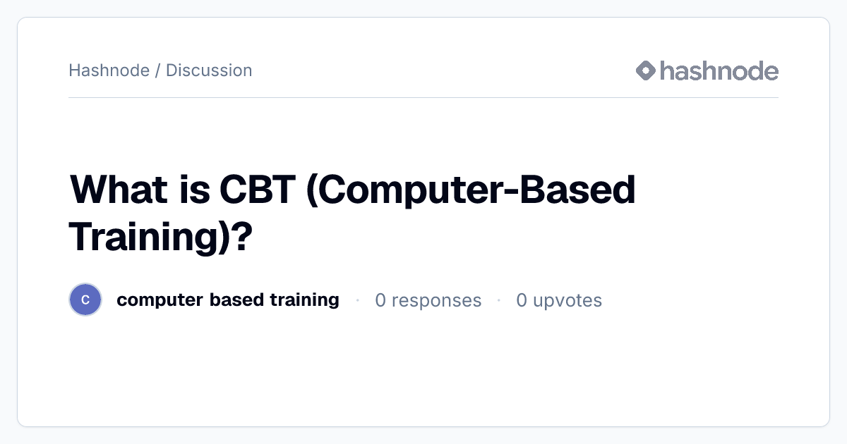 Discussion on 