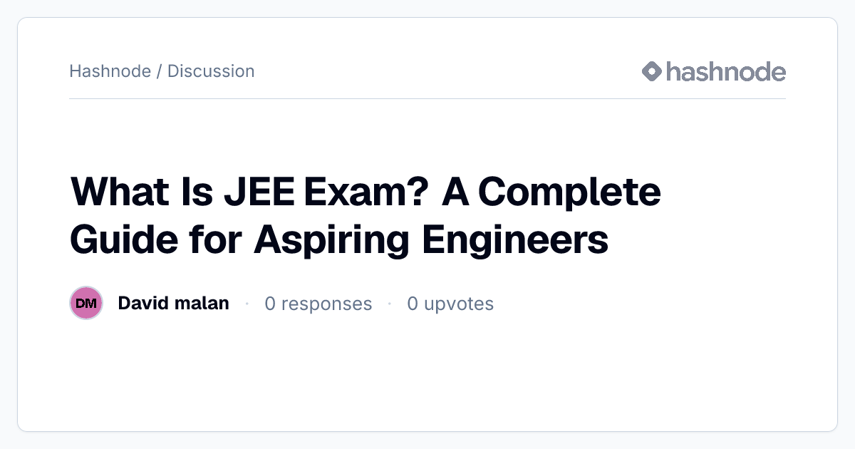 Discussion on 