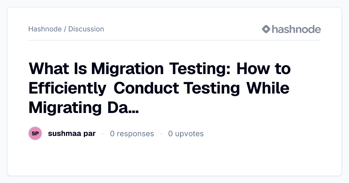 Discussion on 