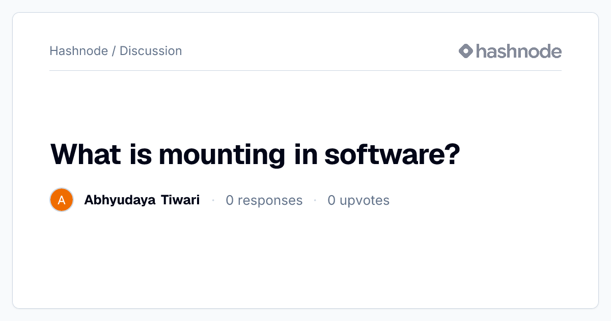 Discussion on 
