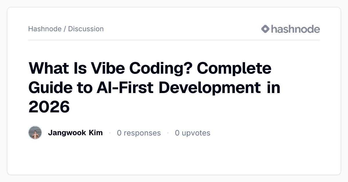 Discussion on "What Is Vibe Coding? Complete Guide to AI-First ...