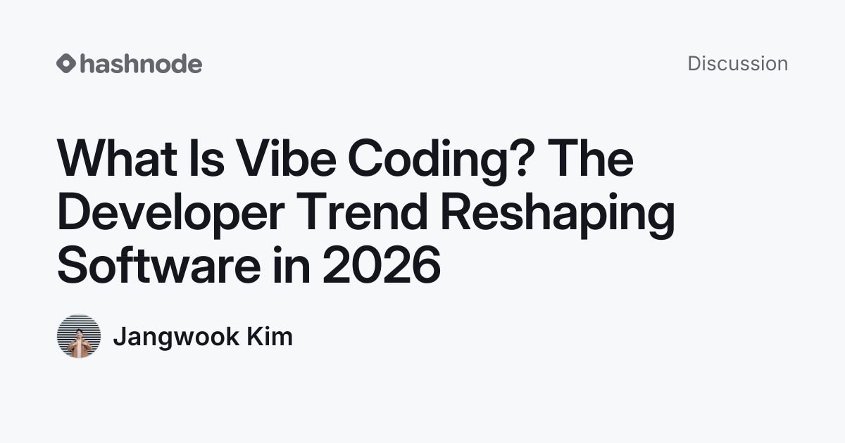 Discussion on "What Is Vibe Coding? The Developer Trend Reshaping ...