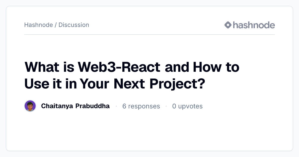 Discussion on 