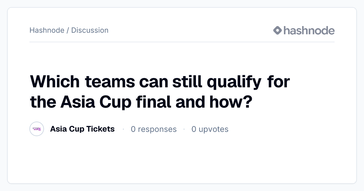 Discussion on 