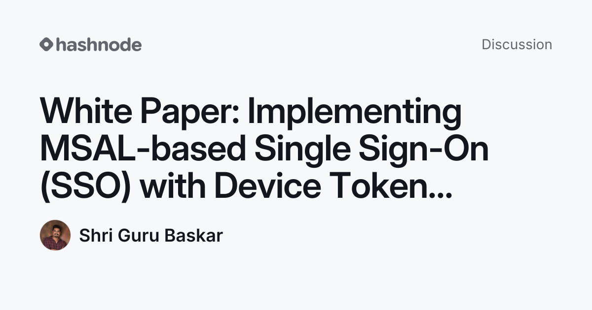 Discussion on 