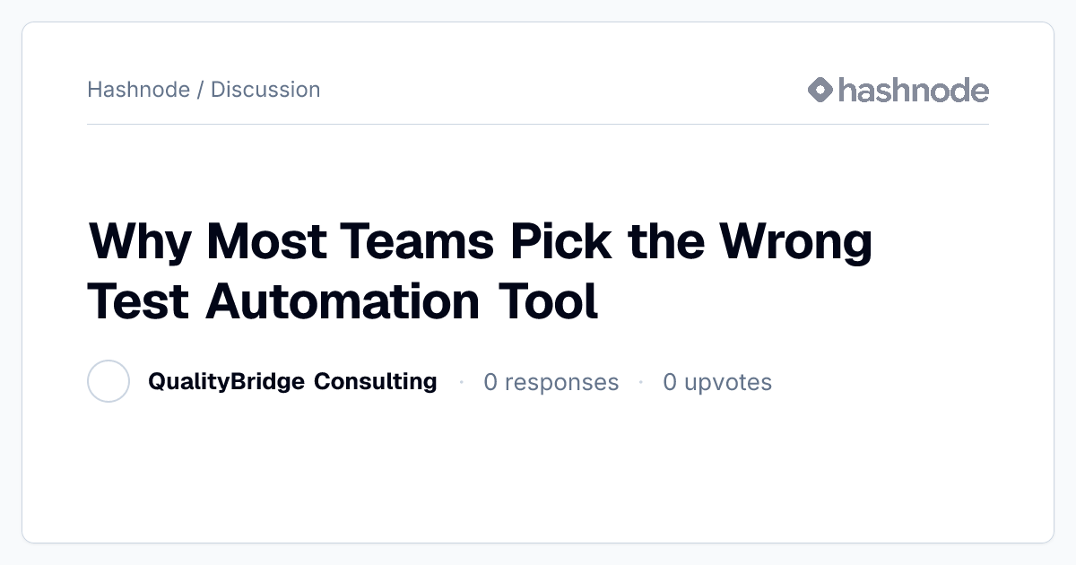 Discussion on 