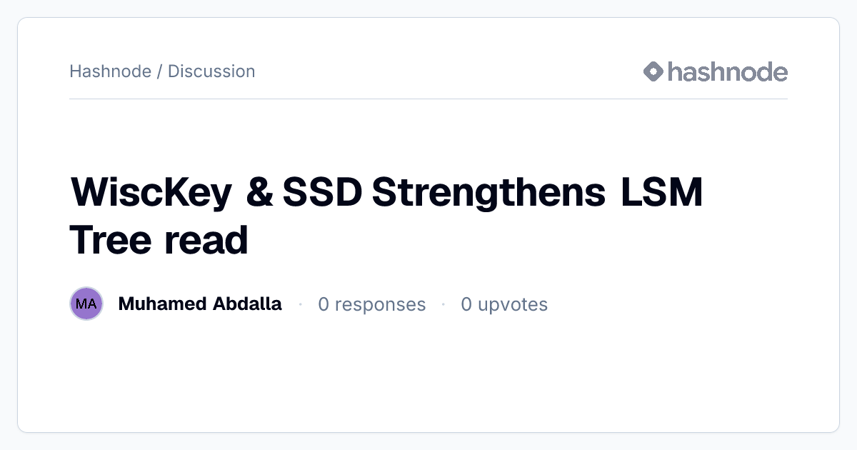 Discussion on 