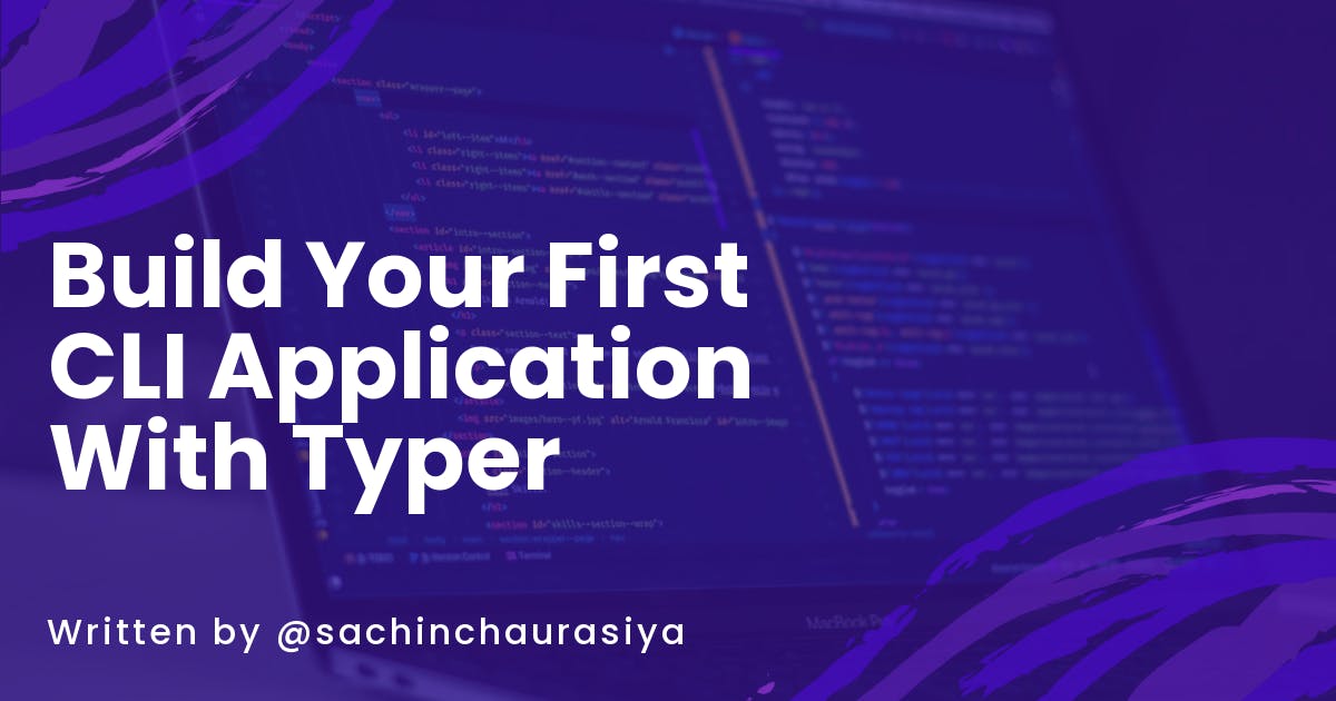Howdy everyone, In this article, we will be building a CLI application with Typer and Python. we will build a to-do application with CRUD(Create Read 