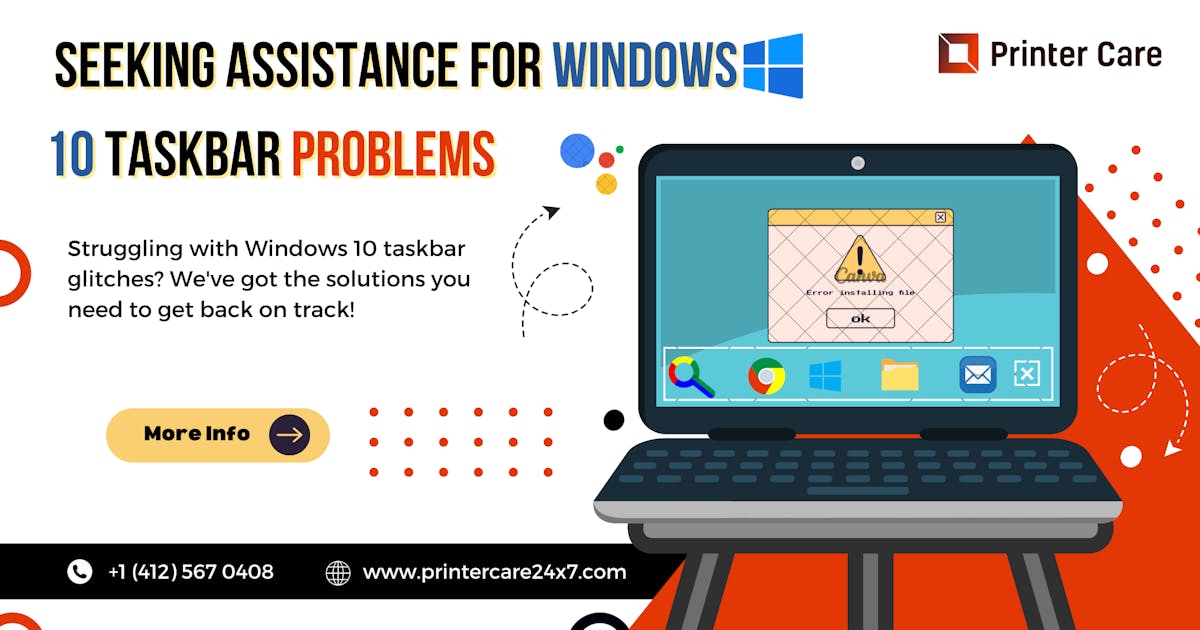 How Do I Fix My Windows 10 taskbar not working | +1 (412) 567 0408