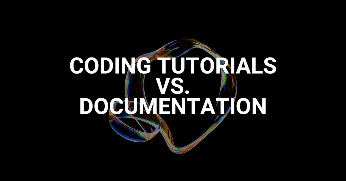 Everyone wonders what's better for them: watching a YouTube tutorial or reading documentation. While some people learn better by reading and others by