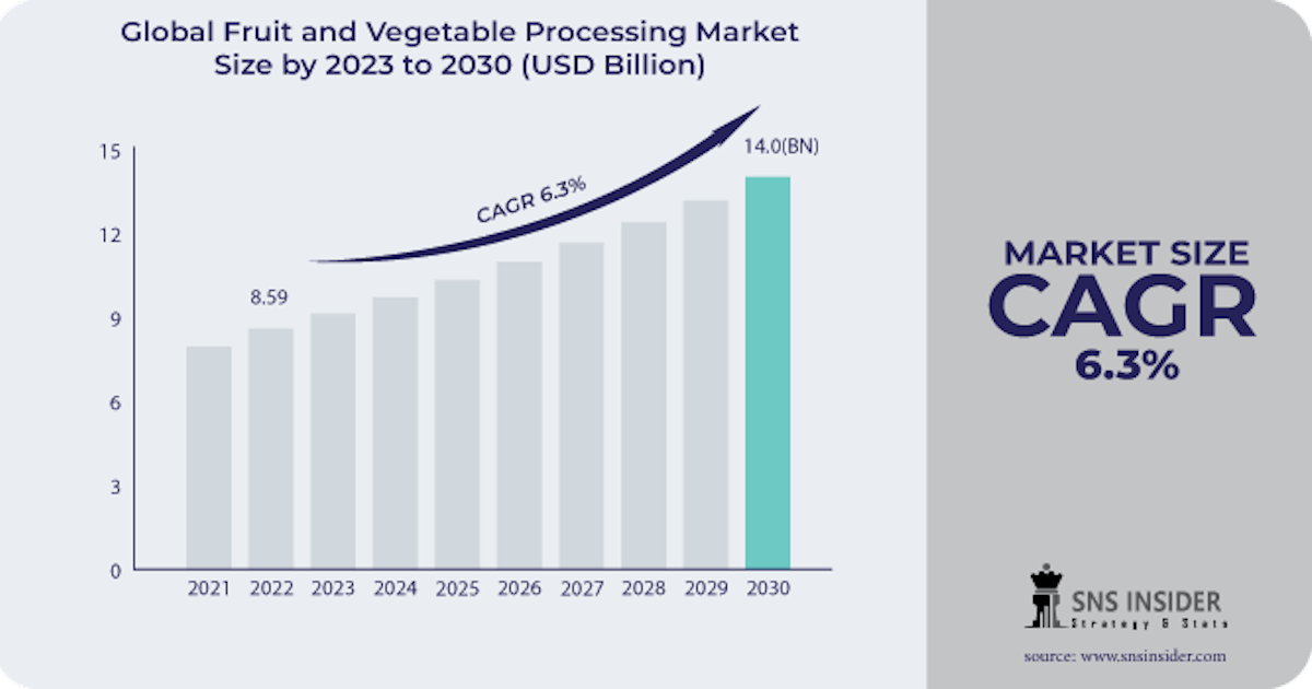 Fruit and Vegetable Processing Market Trends Key Analysis, Trend and Dynamics 2031.