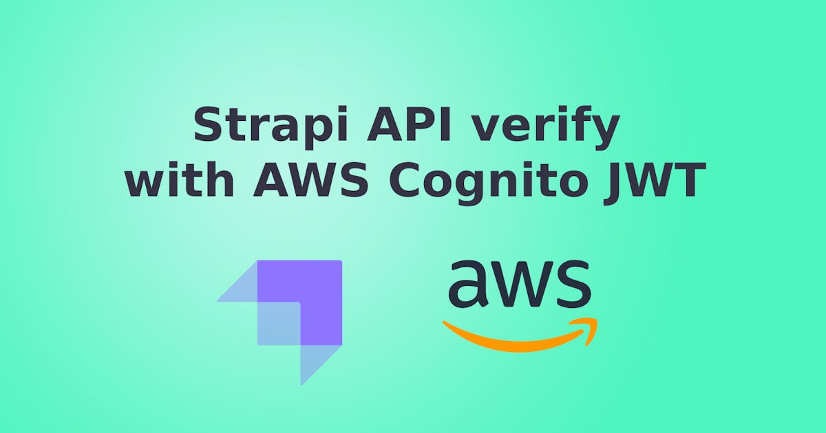 Strapi API verify with AWS Cognito JWT